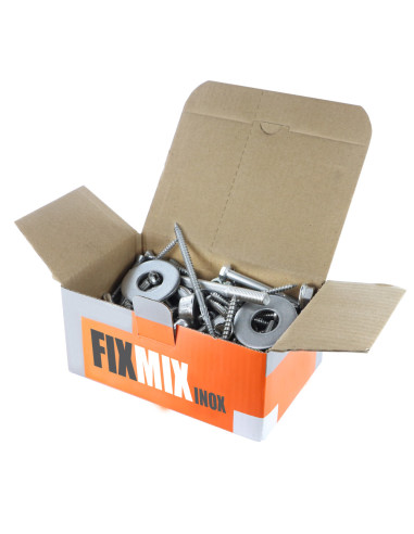 KG de PARAFUSOS VARIADO em Aço inoxidável FIXMIX