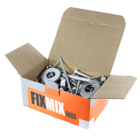 KG de PARAFUSOS VARIADO em Aço inoxidável FIXMIX