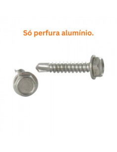 Autoperfurante cabeça hexagonal 4,8X16 Aço inoxidável A4 2