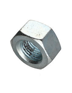 Porca sextavada M39 classe 8 Aço zinco branco corrosão 2