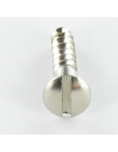 Parafuso de madeira Bronze niquelado cabeça fresada de panela sulcada 3,5 x 25