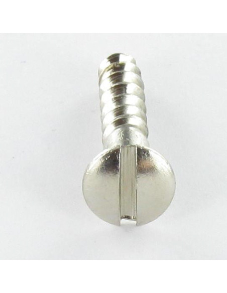 Parafuso de madeira Bronze niquelado cabeça fresada de panela sulcada 3,5 x 25