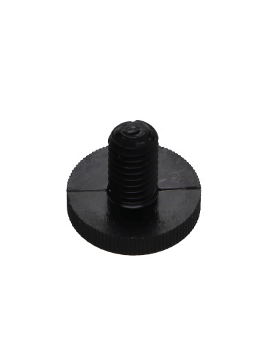 Parafuso de metais náilon preto cabeça cilíndrica recartilhada M6X10