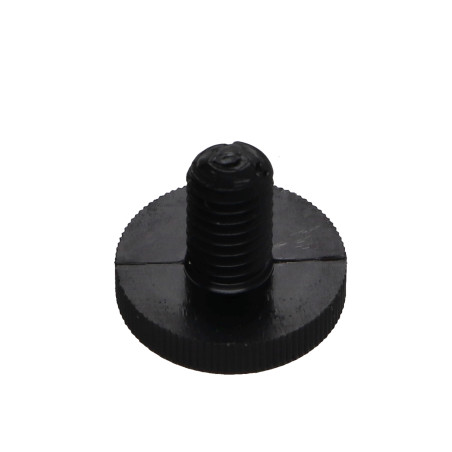 Parafuso de metais náilon preto cabeça cilíndrica recartilhada M6X10