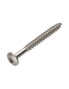 PARAFUSO dobradiça 7X70 roscado sobre 54 TORX T30 Aço inoxidável A2