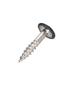 Parafusos rosca com cabeça de tremoço TORX T20 4,8X25 diâmetro da cabeça 12.3 Aço inoxidável A2 RAL9005 preto 2