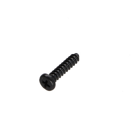 Parafuso autorroscante para plástico cabeça cilíndrica Phillips 0 2,6X8 Aço zinco preto microparafusos