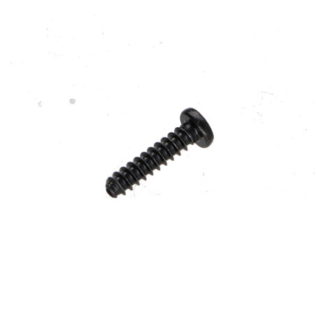 Parafuso autorroscante para plástico cabeça cilíndrica Phillips 0 2,6X8 Aço zinco preto microparafusos