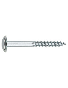 PARAFUSO dobradiça Seguro 2 peças TORX T40 7X90 Aço zinco branco