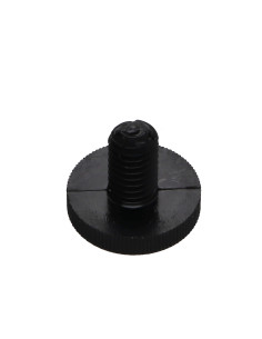 Parafuso de metais náilon preto cabeça cilíndrica recartilhada M6X10 2