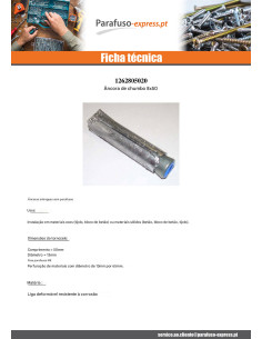 Bucha chumbo 8X50 - Parafuso Express 2