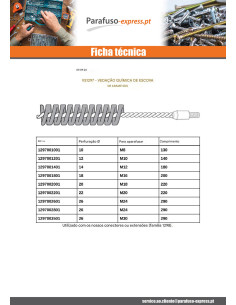 ESCOVAR metálica diâmetro 12 para M10 - Parafuso Express 2