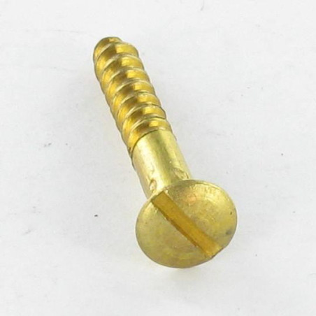 Parafuso de madeira Bronze cabeça fresada de panela sulcada 5X30
