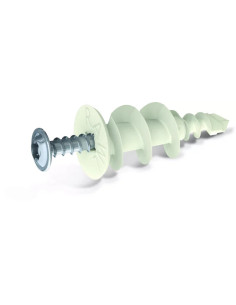 Bucha Nylon autoperfurante RAWLPLUG 14X32 com PARAFUSO Aço zinco branco