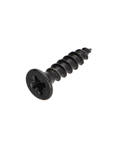 Parafuso de madeira aglomerado PREMIUM cabeça fresada Pozi PZ6 4X20 Aço zinco preto