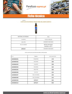 CARTUCHO de 410 ml RES.VINILEST INVERNO - Parafuso Express 2