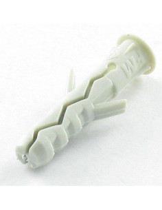 Bucha Nylon com colar 5X25 cinzenta - Parafuso Express