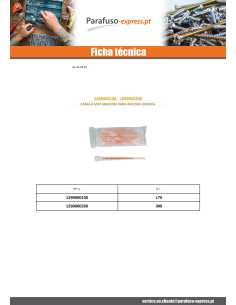 Cânula misturadora para ancoragem química 300 ml 2