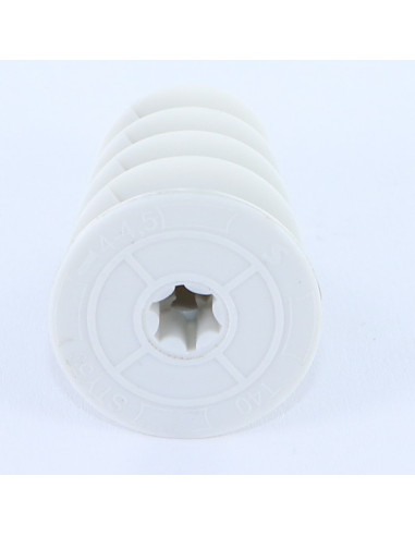 Pino de isolamento roscado GORDO 25X85 Nylon - Parafuso Express