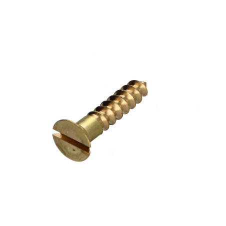 Parafuso de madeira Bronze cabeça fresada sulcada 2,5X16 microparafusos
