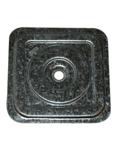 Rondela quadrado Fixação ISOLAMENTO 6X64 Aço zinco branco