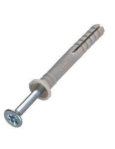 Bucha de golpe cabeça fresada 5X40 + Parafuso 3,5 x 45