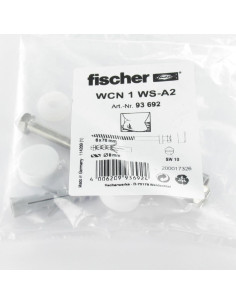 KIT Fixação Banheiro Parafuso Bronze 6X70 Fischer