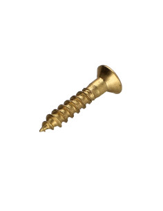 Parafuso de madeira Bronze cabeça fresada Pozi PZ6 4X25 2