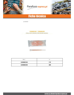 Cânula misturadora para ancoragem química 170 ml 2