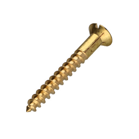 Parafuso de madeira Bronze cabeça fresada sulcada 4,5X50