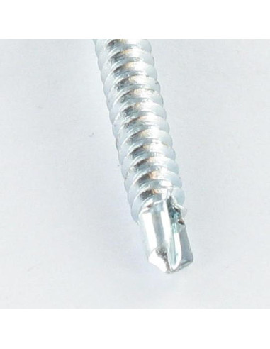 Autoperfurante cabeça cilíndrica panela phillips 3,5 x 22 SQ1/ phillips 2 Aço zinco branco