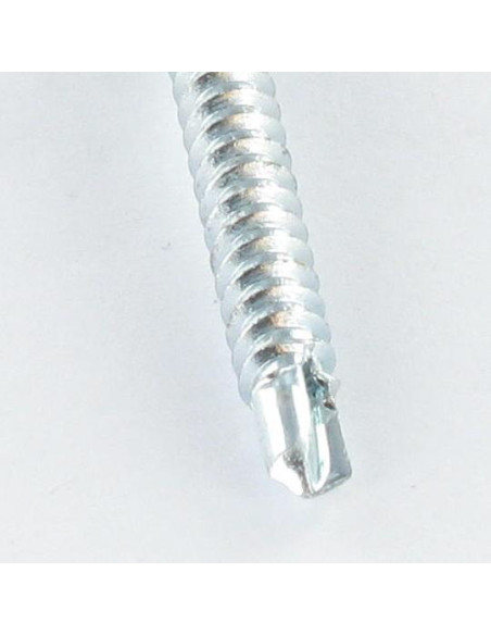Autoperfurante cabeça cilíndrica panela phillips 3,5 x 22 SQ1/ phillips 2 Aço zinco branco
