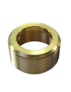 Anel roscado com batente macho fêmea 24x31 (7/8") X 20x27 (3/4") Bronze