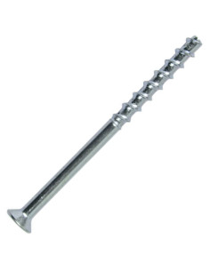 Parafuso de betão cabeça fresada TORX 6X60 Aço zinco branco