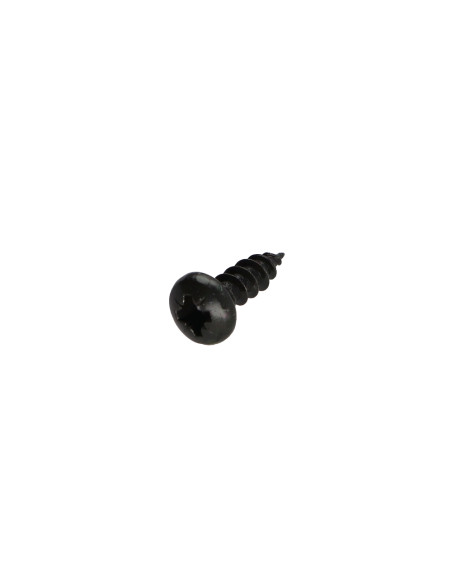 Parafuso de madeira aglomerado cabeça redonda Pozi PZ6 3,5 x 13 Aço zinco preto