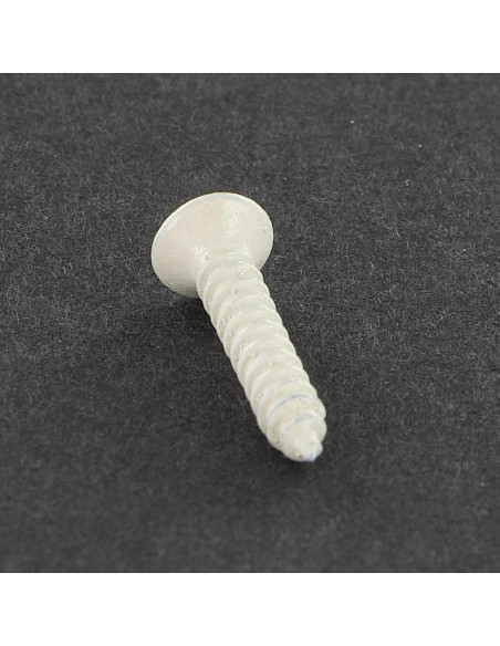 Parafuso de chapa cabeça fresada de panela Pozi 2,9X16 Aço zinco branco lacado a branco R9003