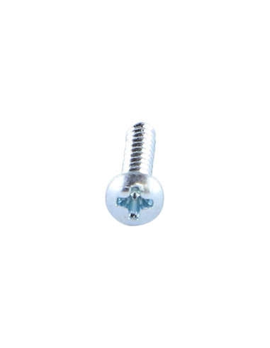 Parafuso de chapa cabeça fresada de panela Phillips 1 2,9 x 19 Aço zinco branco