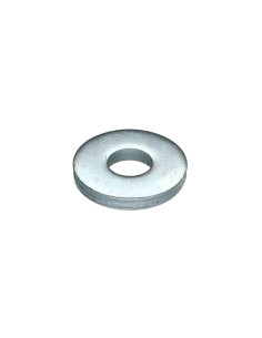Rondela liso M12X34X5 Aço zinco branco - Parafuso Express