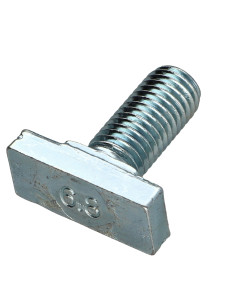 Parafuso de metais cabeça martelo M12/30 12X32 Classe 6.8 Aço zinco branco
