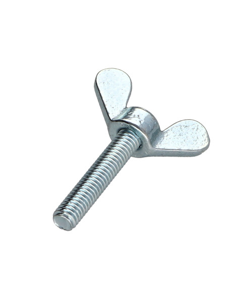 PARAFUSO orelhas M6X16 Aço zinco branco - Parafuso Express