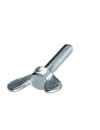 PARAFUSO orelhas M6X16 Aço zinco branco - Parafuso Express