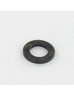 Rondela liso M4X8X0,8 Z Aço zinco preto - Parafuso Express