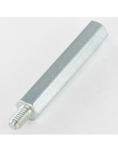 Espaçador hexagonal macho fêmea M5/10 8X40 roscado sobre 10 Aço zinco branco