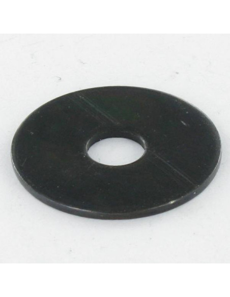 Rondela liso M10X36X2 LL Aço zinco preto - Parafuso Express