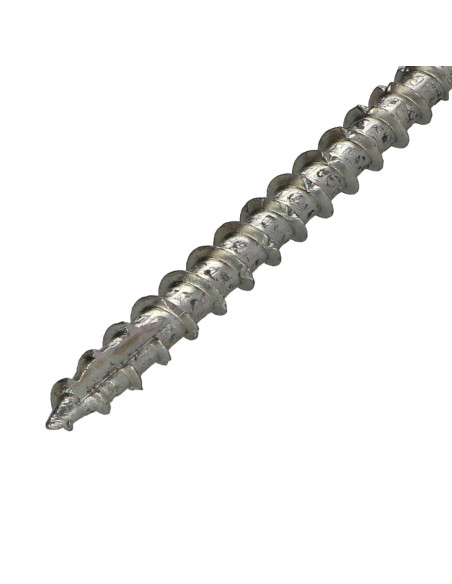 Parafuso de madeira aglomerado VBA3 cabeça fresada dentado 8X220 roscado sobre 124 TORX T40 Aço zinco branco