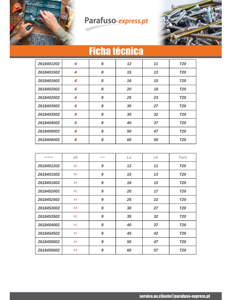 Spax Parafuso de madeira cabeça redonda T-STAR+ TORX T20 WIROX 4X45