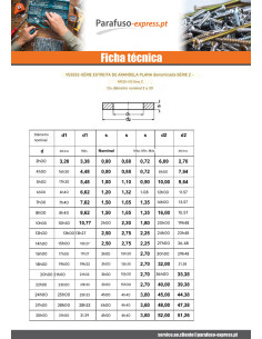 Rondela liso M27X48X4 Z Aço zinco branco - Parafuso Express 2
