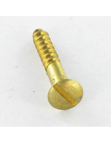 Parafuso de madeira Bronze cabeça fresada de panela sulcada 6X70