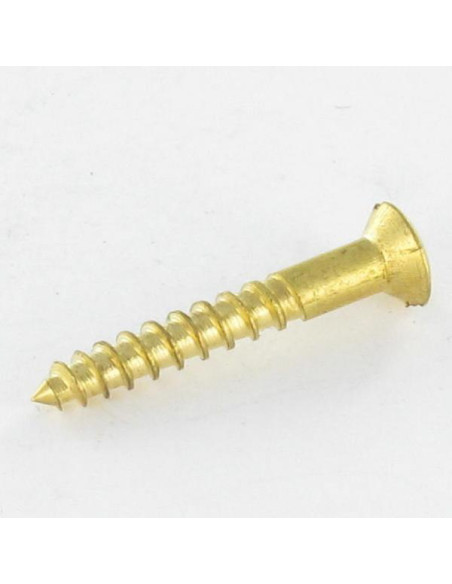 Parafuso de madeira Bronze cabeça fresada de panela sulcada 6X70