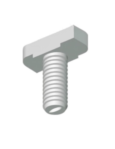 Parafuso de metais cabeça martelo M10X20 para 28/15 perfis Classe 8.8 com nozes Aço bruto